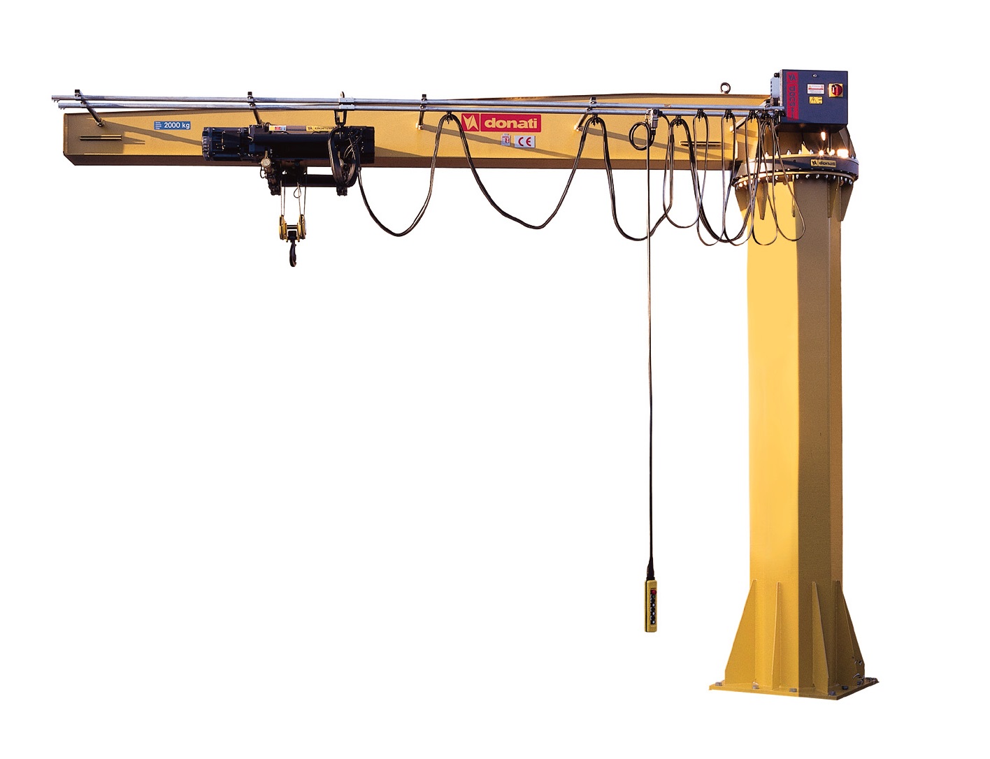 Donati – Gru a colonna rotazione elettrica per grandi portate Donati – Gru a colonna rotazione elettrica per grandi portate